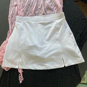 Adidas White ClimaCool Skort Athletic Tennis Golf